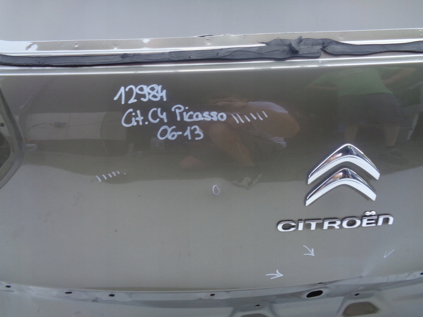 boot doors CITROEN C4 PICASSO 06-13 NR 12984