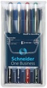 Roller &quot;One Business&quot;, sada, 4 farby, 0,6 mm, SCHNEIDER Kód výrobcu SR183094