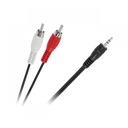 Kabel Przewód AUDIO JACK 3,5mm 2 RCA 1,2m AUX RCA