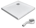 brodzik płytki RADAWAY ARGOS C 80x80 + SYFON