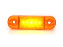 Lampa obrysowa diodowa W97.2 5 LED pomarańczowa