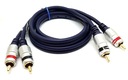 Соединительный кабель CHINCH 2x RCA на 2xRCA 1,5 м