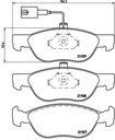 2× BREMBO DISCS BRAKE FRONT 09.5870.11 + PADS BRAKE BREMBO P23070 photo 3 - milautoparts-fr.ukrlive.com