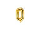 Fóliový balón písmeno &quot;O&quot; zlatý 35 cm Značka Party deco