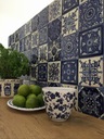 Mexické keramické obklady do kúpeľne, kuchyne modré -Tono Kolekcia Tono