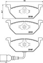 DISQUES I SABOTS DE FREIN BREMBO AVANT AUDI A3 8L 280MM photo 3 - milautoparts-fr.ukrlive.com