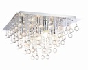 Lampa stropné svietidlo LANCASTER CRYSTAL 627805-06 Reality Farba odtiene sivej a striebornej bezfarebný