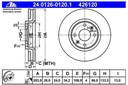 DISQUE DE FREIN CITROEN P. C5/XSAR + ATE 13.0460-7229.2 COMPLET DE SABOTS DE FREIN HAMULCOWYCH, FREINS TARCZOWE photo 3 - milautoparts-fr.ukrlive.com