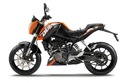 KTM DUKE 125 200 390 2011-2016 наклейки шпон KPL ORANGE