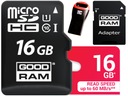 КАРТА GOODRAM MICRO SD 16 ГБ CL 10 UHS + МИКРО-РИДЕР