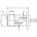 ENGINE HYDRAULIC ORBITALNY BMP315 SMP315 FI-25M photo 6 - milautoparts-fr.ukrlive.com