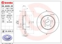 DISCS PADS BREMBO REAR - FORD FOCUS MK2 265MM photo 2 - milautoparts-fr.ukrlive.com