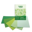 Blok Farebný papier Happy Color Green A4 20 Kart Druh stavebná papierová podložka