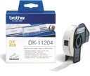 Этикетки Brother DK-11204 17x54 мм QL-500BW QL-650