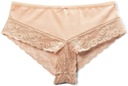 ATLANTIC RCP015 МИНИ-БИКИНИ КРУЖЕВНЫЕ ЭЛАСТИЧНЫЕ ТРУСИКИ БЕЖЕВЫЕ *S*