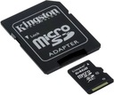 Kingston Micro SDXC 64 ГБ, класс 10, самый быстрый FULLHD