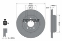 DISQUES TEXTAR ARRIÈRE - BMW 6 E63, E64 320MM photo 2 - milautoparts-fr.ukrlive.com