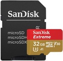 Карта Sandisk Extreme Micro SDXC 32 ГБ, 100 МБ/с, V30