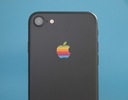 Наклейка Apple на iPhone в стиле ретро/радужный логотип, 80 футов