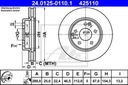 DISQUES SABOTS DE FREIN AVANT ATE - MERC. CLASSE C W203 288MM photo 2 - milautoparts-fr.ukrlive.com