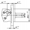 ENGINE HYDRAULIC ORBITALNY BMR80 SMR80 FI-25MM photo 4 - milautoparts-fr.ukrlive.com