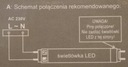 LED žiarovka T8 120cm 18W 2880lm 3000K LINE Výkon 18 W
