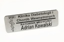 Osobný identifikátor mena - Magnetická spona - Laserové gravírovanie Určenie osobný