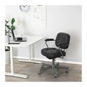 IKEA ALEFJALL Kancelárska stolička, Glose čierna Výška sedadla 45 cm