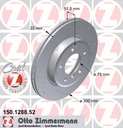 ZIMMERMANN SPORT DISCS FRONT BMW E46 Z3 Z4 300MM photo 2 - milautoparts-fr.ukrlive.com