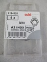 Гайка из нержавеющей стали INOX A2 M10 DIN 934 4 шт.