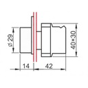 Signálna kontrolka 1W LED biela NG22-EV71 EAN (GTIN) 6903421001714