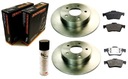 DISCS PADS NISSAN PRIMERA P12 WP12 2002-2008 REAR SET photo 1 - milautoparts-fr.ukrlive.com