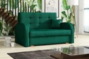 Rozkladacia pohovka s úložným priestorom BELA GOLD 2 - zelená Výška nábytku 85 cm