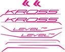 Наклейки KROSS Level Hexagon F2 53-6 РАЗНЫХ ЦВЕТОВ