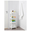 IKEA kúpeľňový kuchynský regál VESKEN biely 37x23x101cm Stav balenia originálne