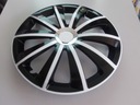 PUKLICE 14 GRAL ČIERNE BIELE OPEL VW ALFA FIAT Priemer ráfika 14"