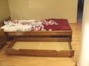 Деревянный сосновый ящик под кроватью, 150 см, ДУБ
