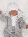 Czapka niemowlęca noworodkowa bawełniana biała 62 Rozmiar 36-38 cm