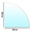 СТЕКЛЯННОЕ ОСНОВАНИЕ КАМИНА ЗАКАЛЕННОЕ СТЕКЛО 80x80см