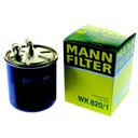 MANN FILTER ТОПЛИВНЫЙ ФИЛЬТР WK820/1 MERCEDES A B C E GL GLK ML 160 - 350 CDI