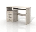 DSI-meble drevený Písací stôl 3S ľavý biely borovicový EAN (GTIN) 5905178350894