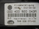 PANNEAU DU CLIMATISEUR 4D0820043M AUDI A8 D2 photo 3 - milautoparts-fr.ukrlive.com