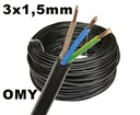 OMY CABLE 3x1,5мм CU светодиодный кабель черный 100м