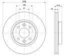 DISQUES MIKODA 1781 RENAULT THALIA II 08R- AVANT photo 2 - milautoparts-fr.ukrlive.com