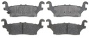 PADS BRAKE REAR HUMMER H3 06-10 H3T 09-10 