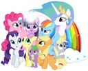 3D наклейки на стену My Little Pony Пони 100см