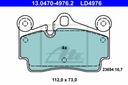 ATE CERAMIC SABOTS DE FREIN ARRIÈRE VW TOUAREG I 02-10 CRACOVIE photo 2 - milautoparts-fr.ukrlive.com