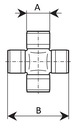 22X57,5 CROSS-PIECE SHAFT photo 3 - milautoparts-fr.ukrlive.com