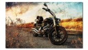 Картинка мотоцикл 1-120x70 см. Конструкция на холсте.