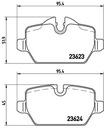 BREMBO SABOTS DE FREIN ARRIÈRE MINI COUNTRYMAN R60 PACEMAN R61 photo 3 - milautoparts-fr.ukrlive.com